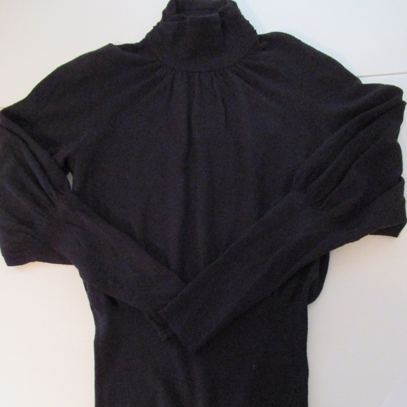Express Black mock turtleneck sweater - Picture 4 of 10